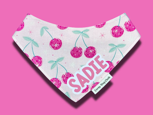 Cherry Disco Custom Bandana