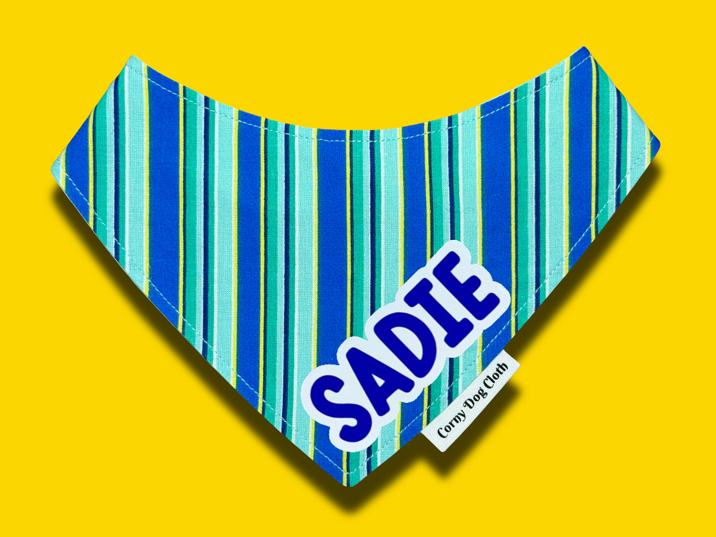 Coastal Stripes Custom Bandana