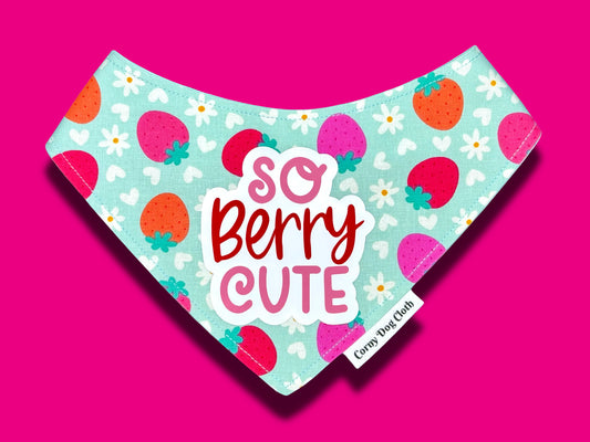 So Berry Cute Mint Bandana