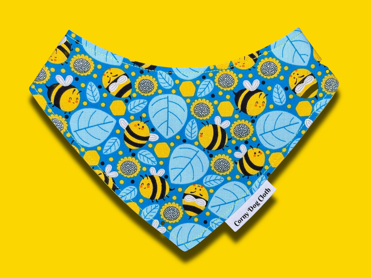 Leafy Bee Custom Bandana