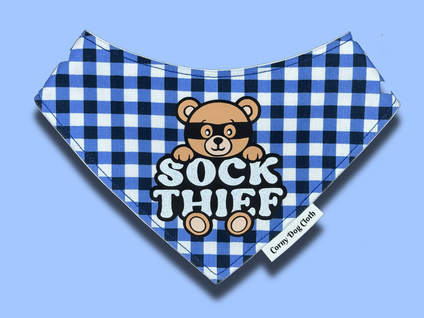 Sock Thief Plaid Bandana