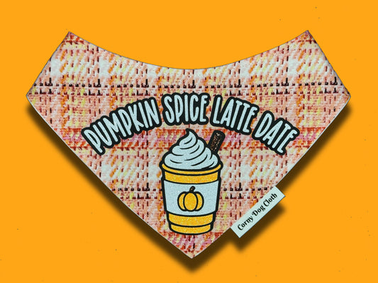Pumpkin Spice Latte Date Bandana