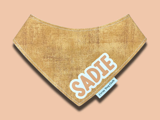 Walnut Woof Custom Bandana