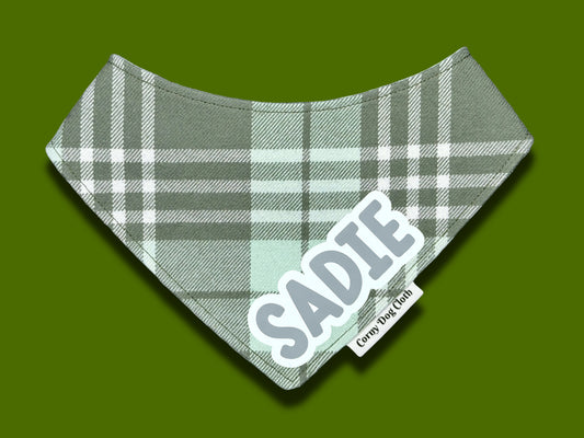 Minted Flannel Flannel Custom Bandana