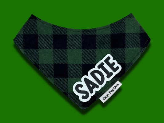 Forest Glen Flannel Custom Bandana