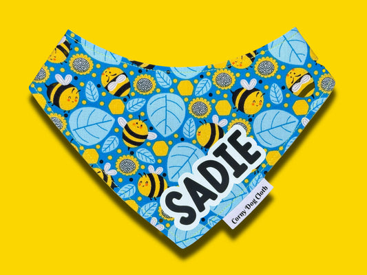 Leafy Bee Custom Bandana