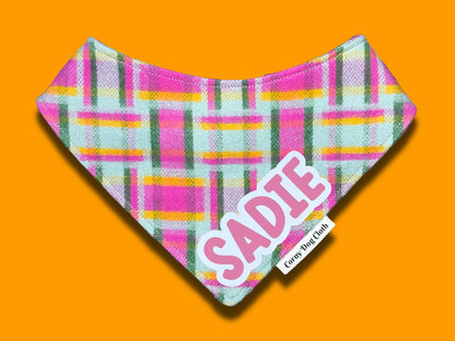 Vibrant Flannel Custom Bandana