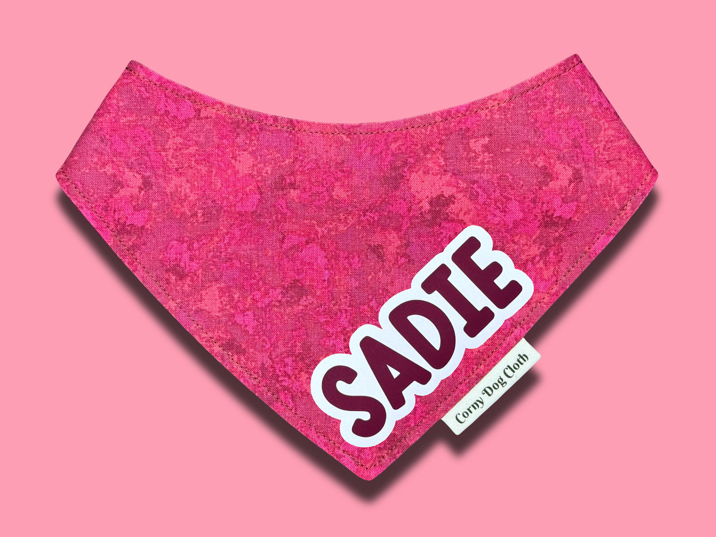 Burgundy Bark Custom Bandana
