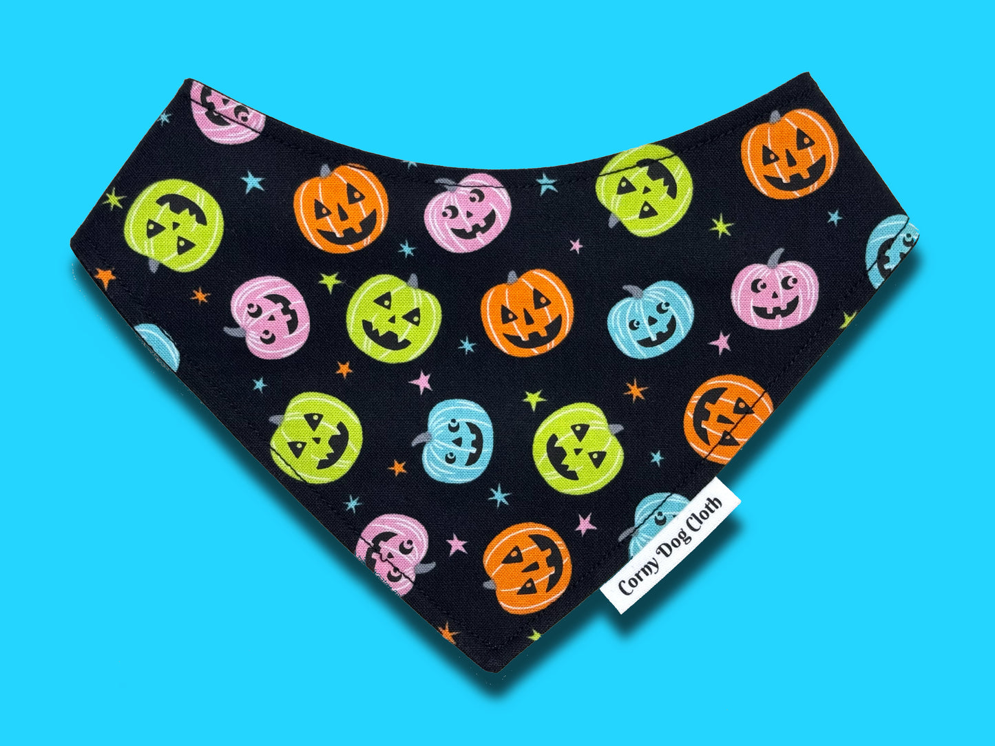 Jack-o-Joy Black Custom Bandana