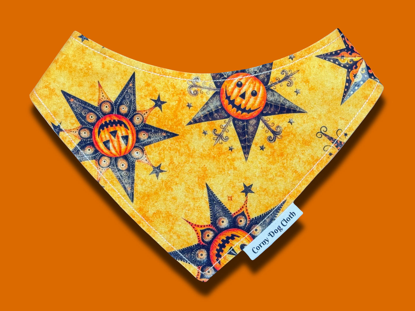 Starry Pumpkin Custom Bandana
