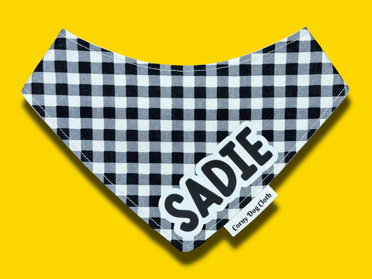 Dapper Plaid Custom Bandana