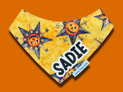 Starry Pumpkin Custom Bandana