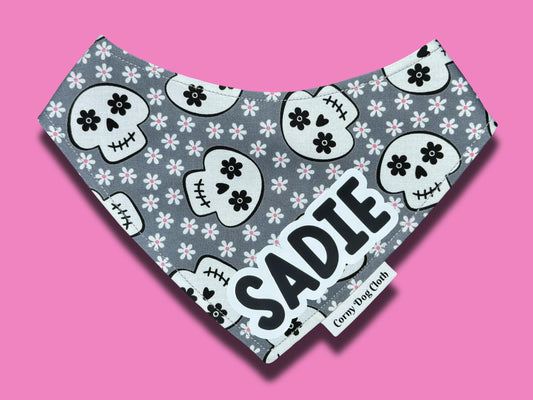 Ghoul Gang Gray Custom Bandana