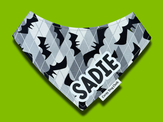 Batty Gray Custom Bandana