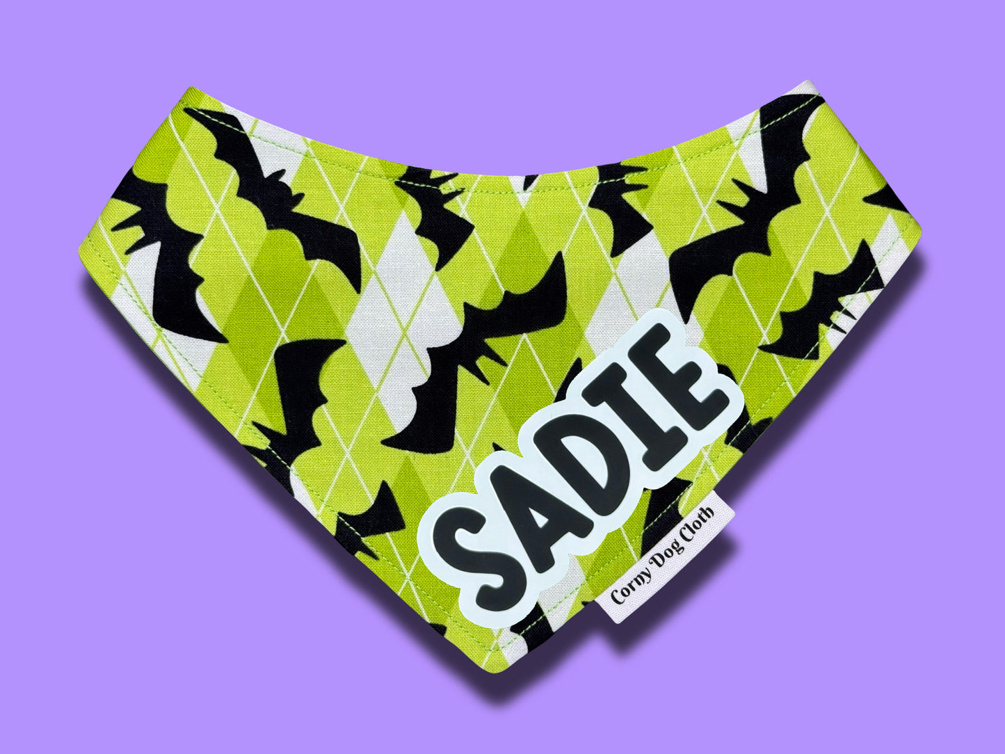 Batty Green Custom Bandana