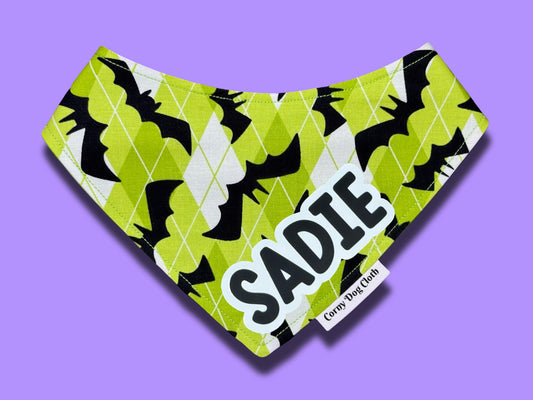 Batty Green Custom Bandana