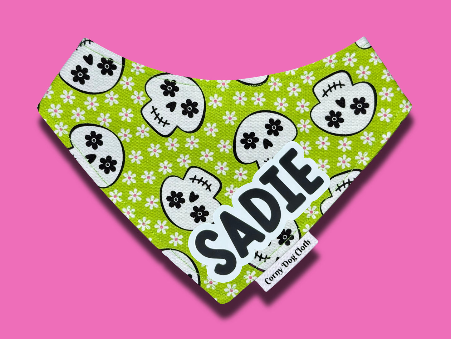 Ghoul Gang Green Custom Bandana
