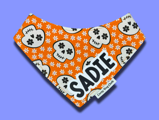 Ghoul Gang Orange Custom Bandana