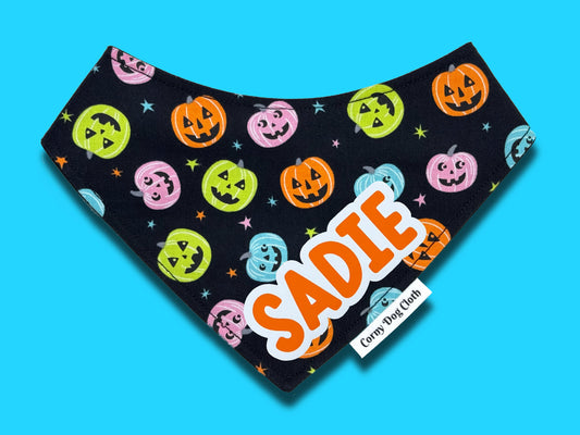 Jack-o-Joy Black Custom Bandana