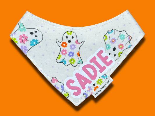 BOOuquet White Custom Bandana