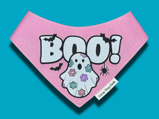 BOO!uquet Light Pink Glitter Bandana