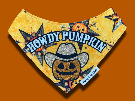 Howdy Pumpkin Bandana