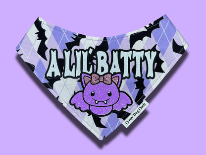 A Lil' Batty Lilac Bandana