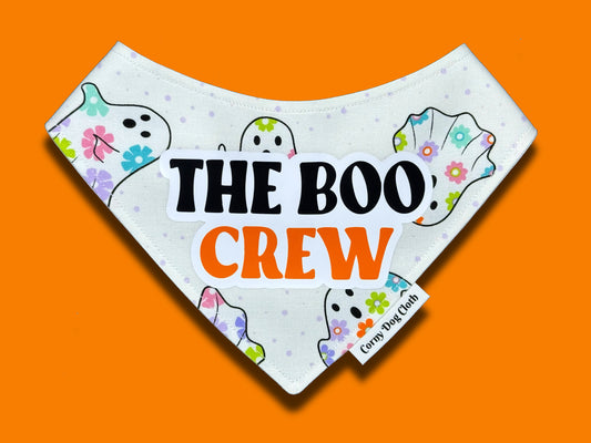 The Boo Crew White Bandana