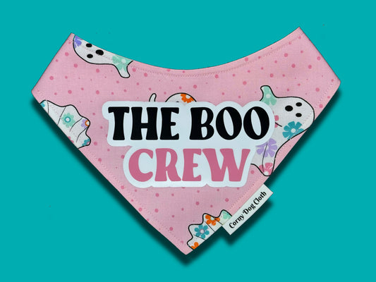 The Boo Crew Pink Bandana