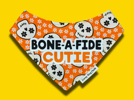 Bone-a-Fide Cutie Orange Bandana