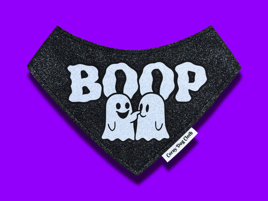 BOOP Black Glitter Bandana