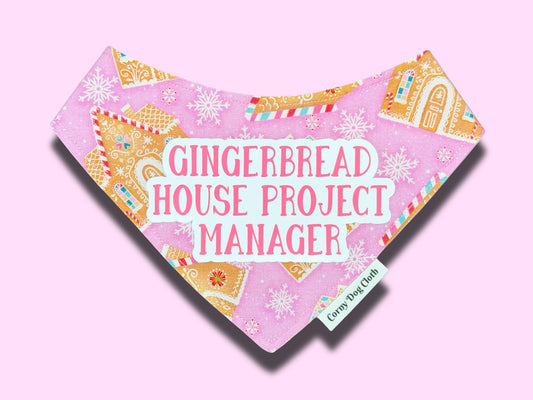 Gingerbread House Project Manager Bandana