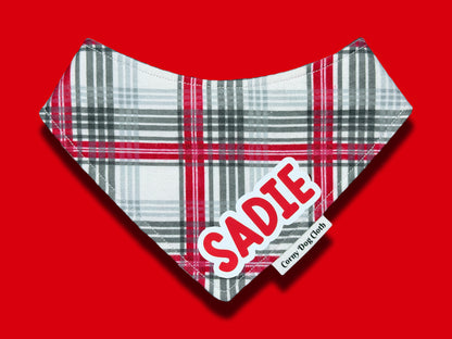 Fetch Fashion Flannel Custom Bandana