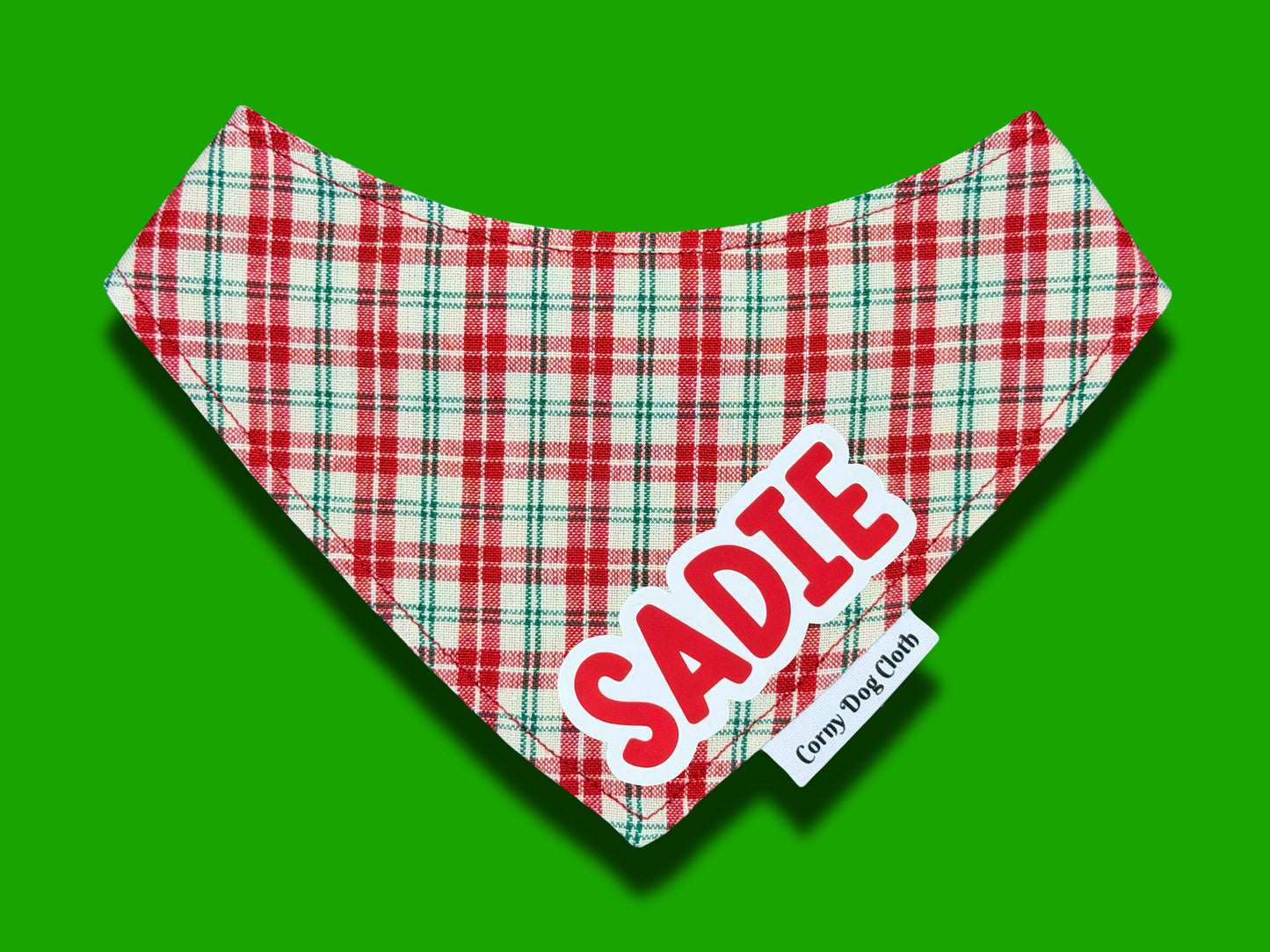 Classic Check Pup Custom Bandana