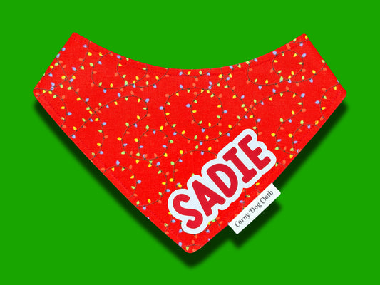 Shine Bright Red Custom Bandana