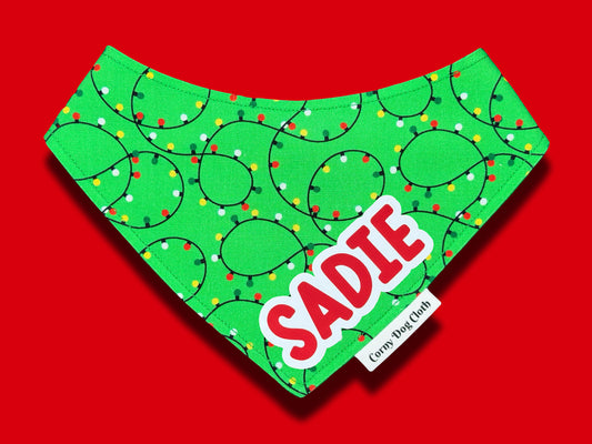 Shine Bright Green Custom Bandana