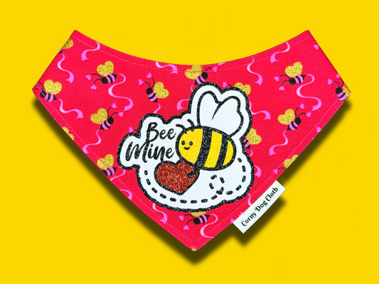 Bee Mine Glitter Bandana