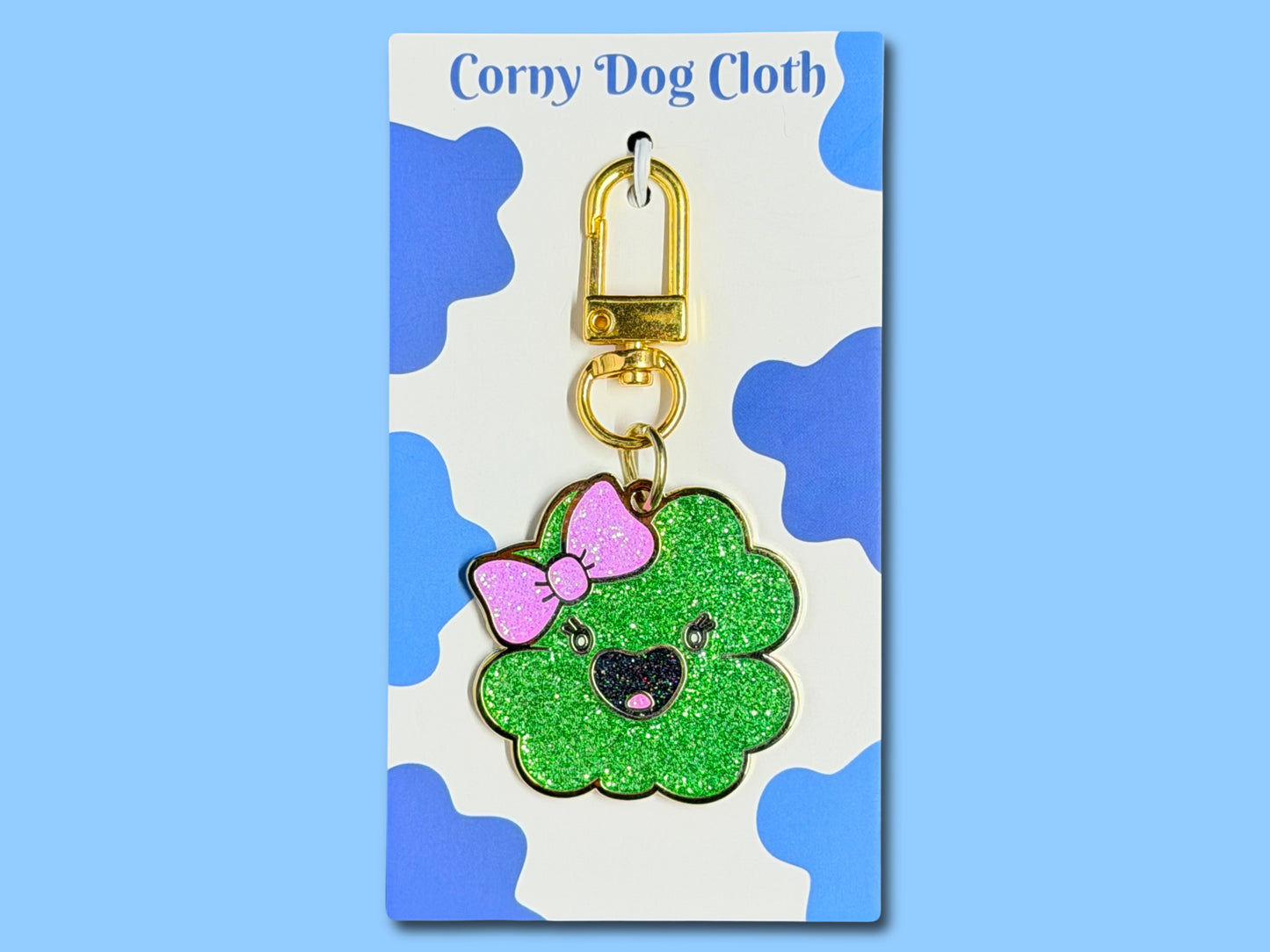 Lucky Charm Pink Dog Tag