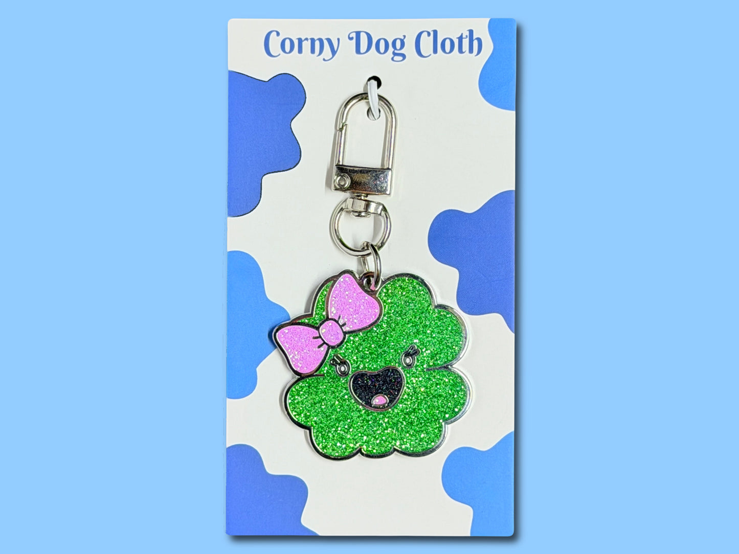 Lucky Charm Pink Dog Tag