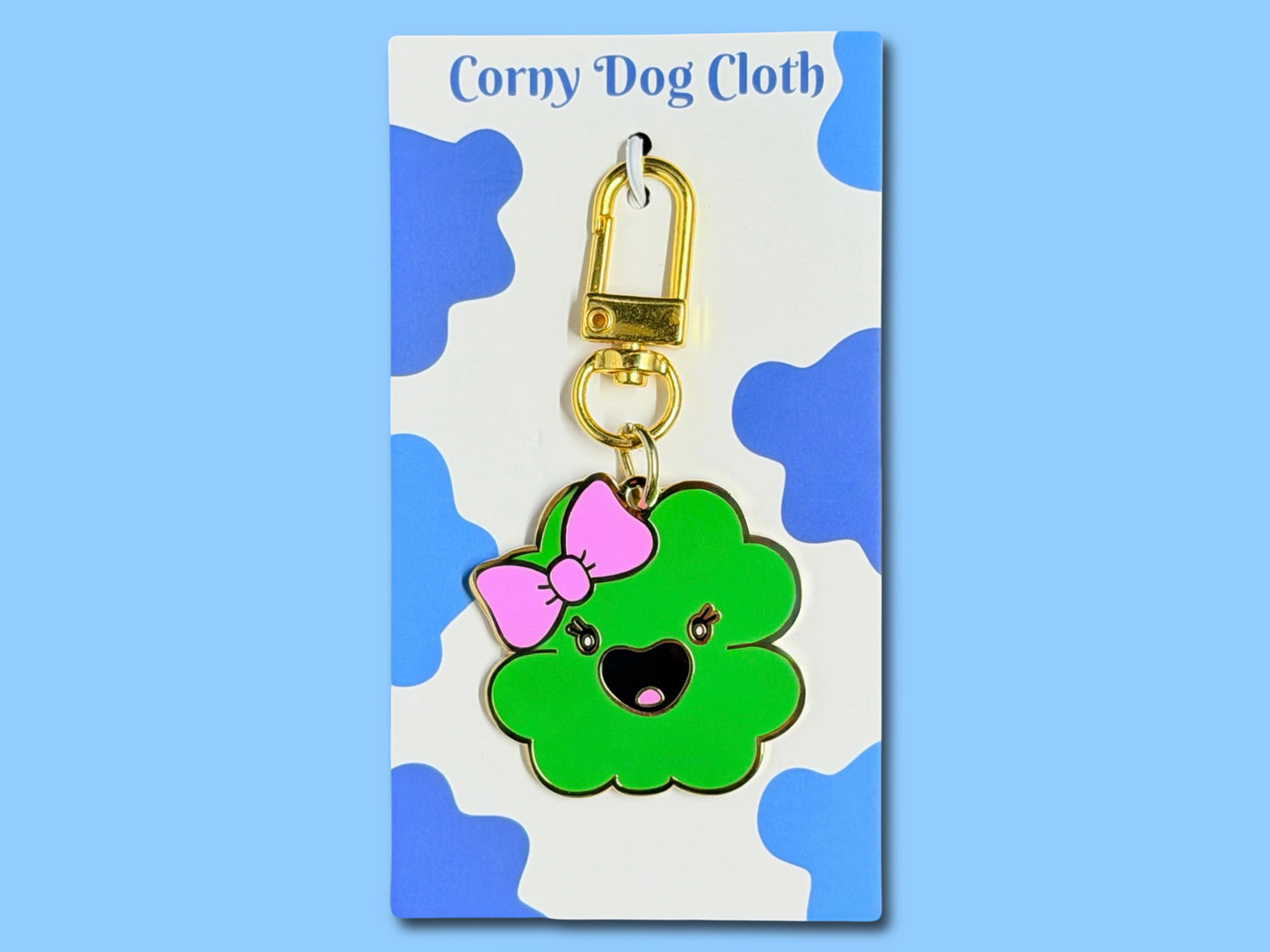 Lucky Charm Pink Dog Tag