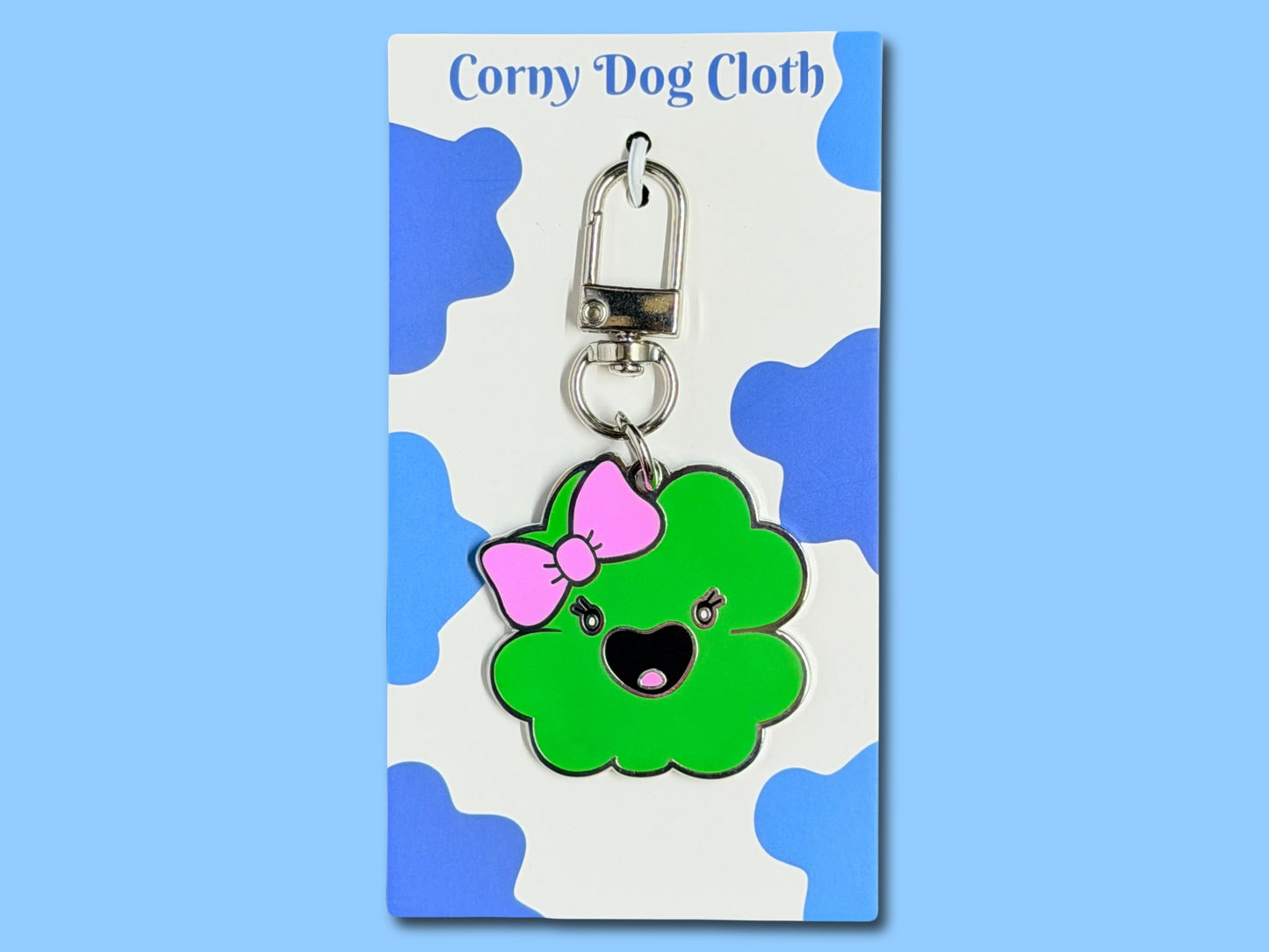 Lucky Charm Pink Dog Tag