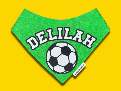 Soccer Lover Personalized Bandana