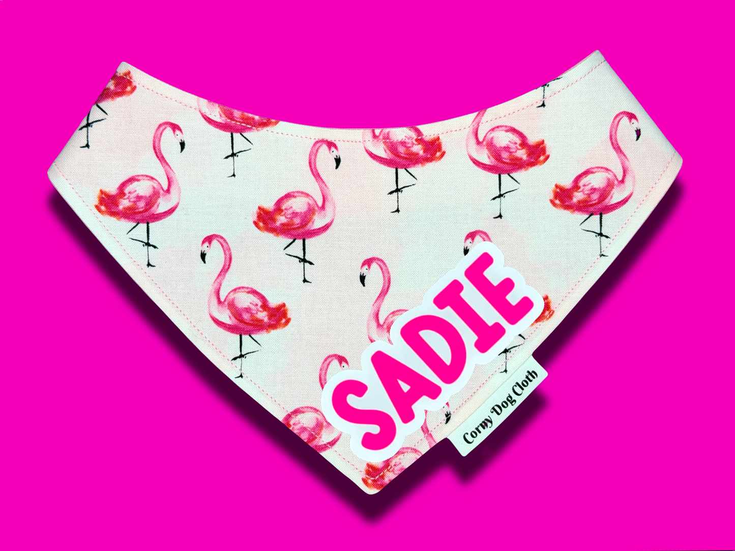 Let’s Flamingo Custom Bandana