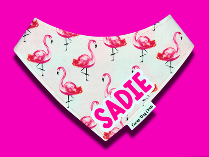 Let’s Flamingo Custom Bandana
