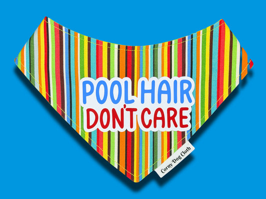 Pool Hair Don't Care Bandana