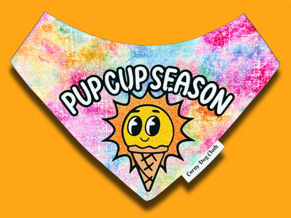 Pup Cup Season Bandana