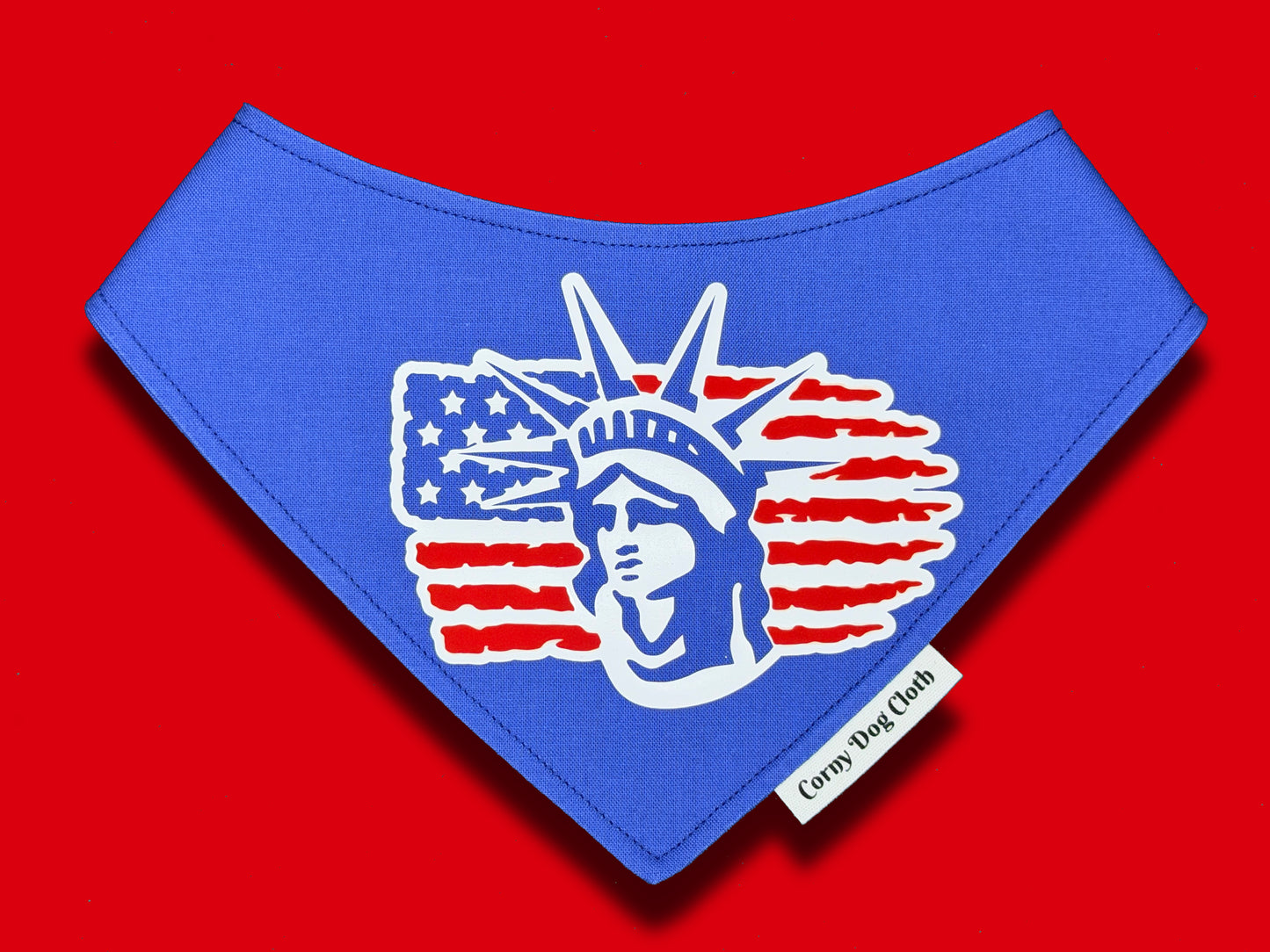 The Lady Blue Blue Bandana