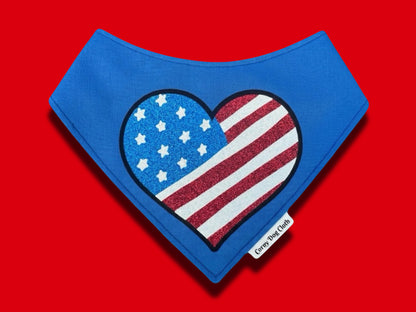 Patriotic Heart Bandana