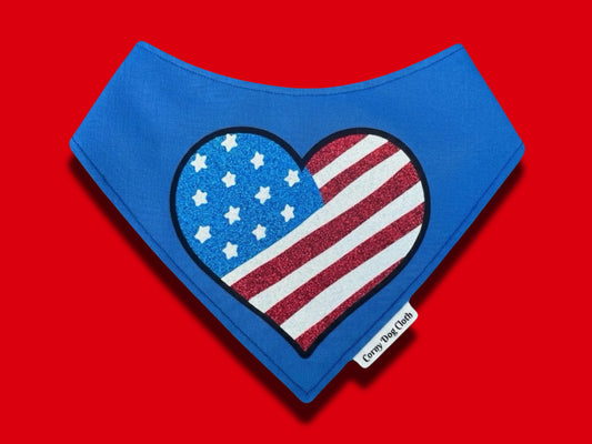 Patriotic Heart Bandana