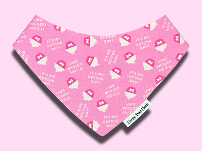 Gotcha Day Pink Custom Bandana
